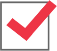 ✓